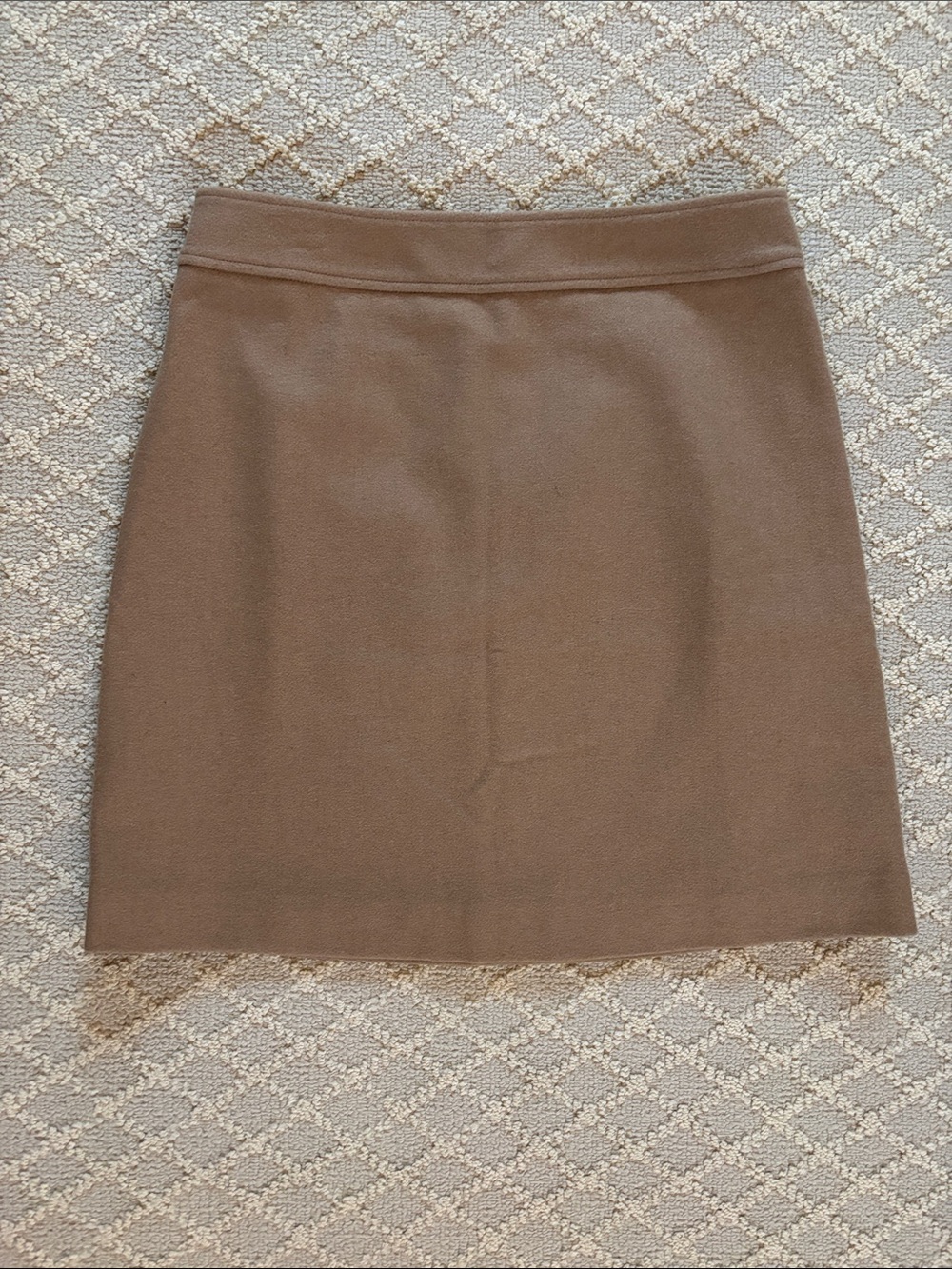 J. Crew Camel-colored Mini Skirt